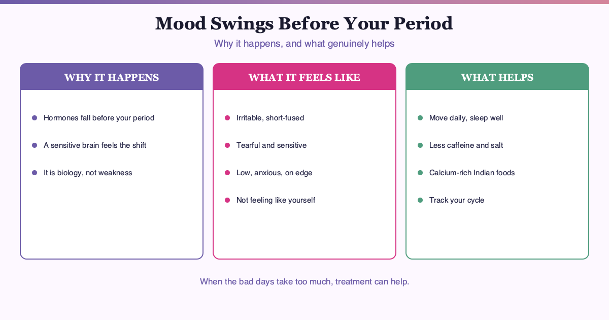 Mood Swings Before Your Period: Why It Happens