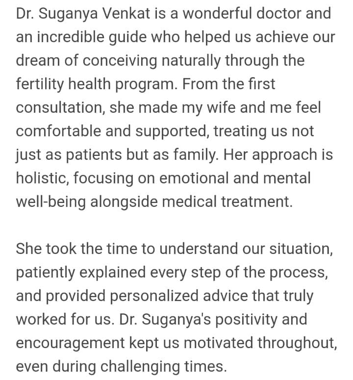 Priya's positive pregnancy test, conceived naturally without fertility treatment